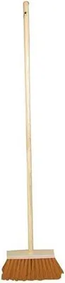 Obrázek produktu pro koště zatl.24cm dřev., PVC vlákno 13cm, s holí 120cm