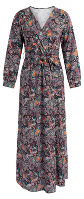 Produktbild von Gaya damen kleid - schwarz mehrfarbig, M