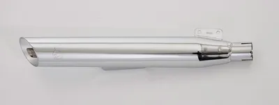 Immagine prodotto di Silenziatore posteriore Falcon Cromo Line in acciaio cromato lucido argento