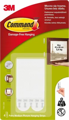 Produktbild von GROßES VELCRO FÜR BILDRÄHME COMMAND 3M