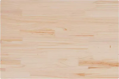 A close-up overhead view of a wooden tabletop.