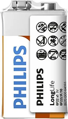 Obrázok produktu pre Batéria Philips Longlife 9V (E), 1ks.