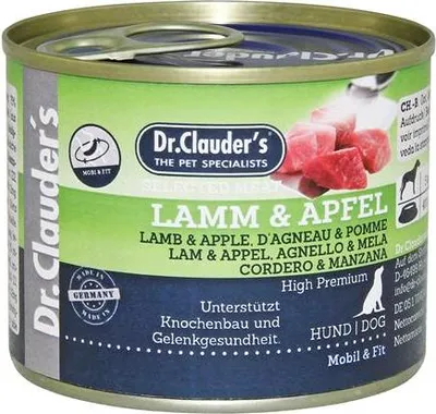 Produktbild von Dr. Clauder's Selected Meat 6x200g | Lamm & Apfel