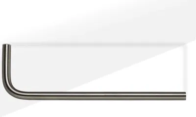 Produktbild von Garderobenstange NORMA L-Form 650 mm Ø 12 mm Garderobe Kleiderbügelstange von SOTECH