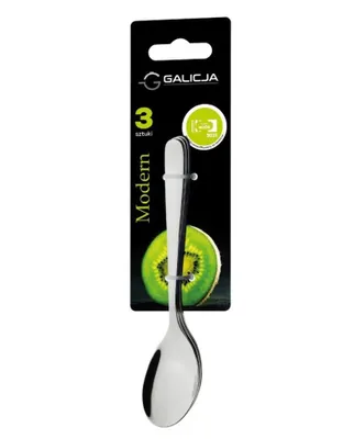 Produktbild von Moderner Dessertlöffel 3-tlg. Silber