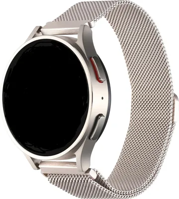 Produktbild von Strap-it Samsung Galaxy Watch 4 Classic 42mm Milanaise Armband (Polarstern)