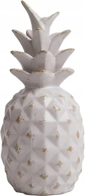 Produktbild von HAUCOZE Keramik Ananas Figur Dekoration für Küche Wohnzimmer