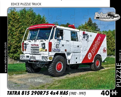 Obrázok produktu pre Puzzle TRUCK 03 - Tatra 815 290R75 4x4 HAS (1982 - 1997) 40 dielikov