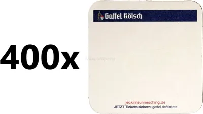 Produktbild von Gaffel Kölsch Bierdeckel / Untersetzer - 400 Stück