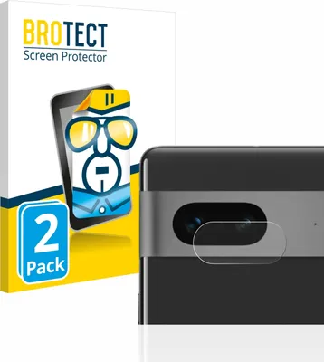 A product package for screen protectors and a close-up of a phone with a screen protector applied.