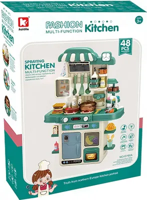 Image de Ma première petite cuisine avec 48 accessoires, lumière et son