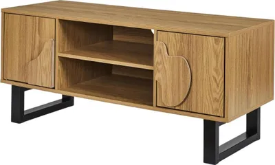 Produktbild von "MISOU Calypso TV-Schrank mit Stauraum-Wandregal TV-Ständer aus Holz mit 2 Türen Wandregal"