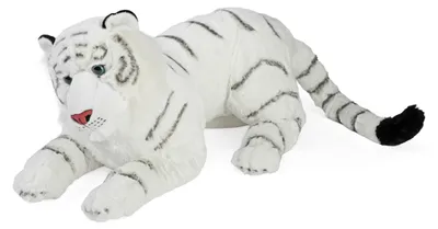 Plüschtier weißer Tiger 76 cm - Kuscheltier