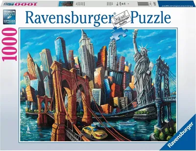 Immagine prodotto di Puzzle 1000El Benvenuto A New York 168125 Ravensburger P5