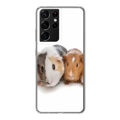 Produktbild von MuchoWow® Handyhülle Schutzhülle Hülle für Samsung Galaxy S21 Ultra Fünf Meerschweinchen Silikon Softcase Handy Hülle - Mobiltelefon
