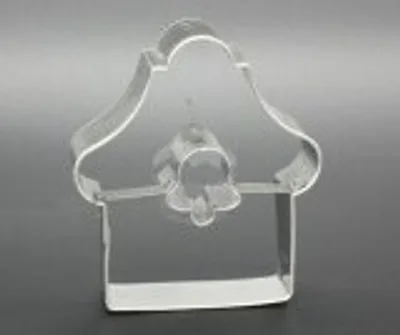Produktbild von Ausstechformen/Ausstecher - Häuschen + Glocke Felcman Material:: Metal, Farbe:: Silber, Höhe:: 6,9cm