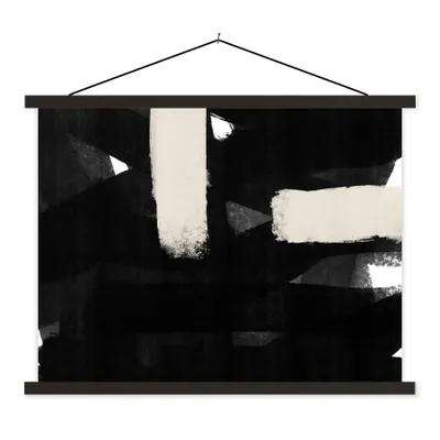 Produktbild von MuchoWow® Textilposter Abstrakt - Pastell - Minimalismus 150x113 cm mit holzfarbenen Rahmen - Poster