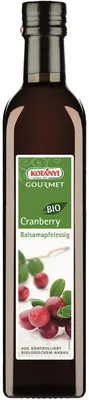 Zdjęcie produktu dla Kotanyi ekologiczny ocet jabłkowy balsamiczny żurawinowy owocowy słodko cierpki 500ml