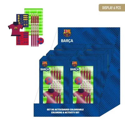Produktbild von F.C. Barcelona Schreibset zum Ausmalen