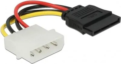 Productafbeelding van Delock 60112 DELOCK Stromkabel SATA 15Pin -> Molex 4Pin Bu/St