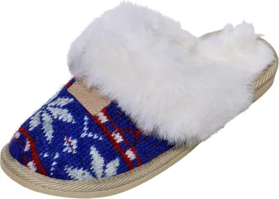 Produktbild von Lammfell Pantoffeln Größe 36 Stern Blau -
