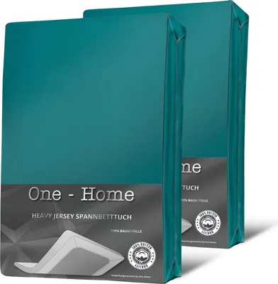 Two teal-colored packaged bed sheets are shown against a white background.