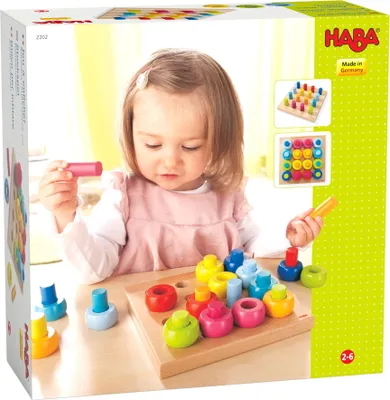 Produktbild von HABA Steckspiel Farbkringel 002202
