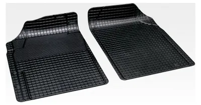 Produktbild von Auto Gummifußmatte 2er-Set schwarz Universal zuschneidbar