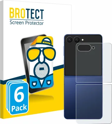 Produktbild von 6x BROTECT Schutzfolie für Samsung Galaxy Z Flip 7 (Rückseite) Displayschutz Displayschutzfolie Folie Matt Entspiegelungsfolie