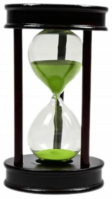 Produktbild von Exklusive Holz Sanduhr 10 Minuten - Stilvoller Timer für Fokus & Produktivität