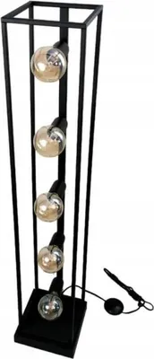 Image de Lampes sur Pied Modernes Loft Horus 2868/LSW-B-5 Noir Mat