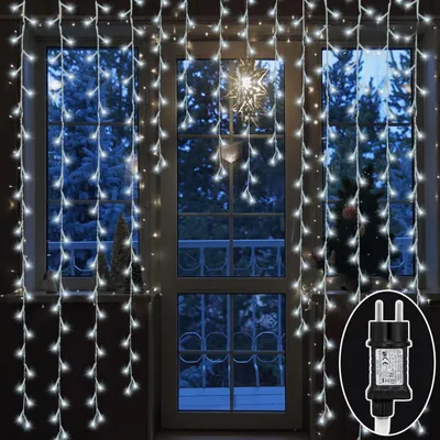 Obrázok produktu pre Peviasot 30M, 300 LED, reťaz svetiel, studená biela, vianočné osvetlenie, Vianoce, záhrada, balkón, párty