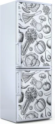 Produktbild von Magnete Dekorative - 70 cm x 190 cm - Küche - Magnetmatte Kühlschrankmagnete - Gemüse Vegetarisch