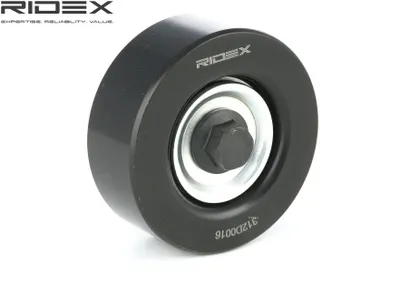 Produktbild von RIDEX 312D0016 Umlenkrolle Keilrippenriemen für FORD Fiesta Mk5 Schrägheck (JH1, JD1, JH3, JD3) FOCUS (DAW, DBW) FOCUS Kombi (DNW) GALAXY (WGR)