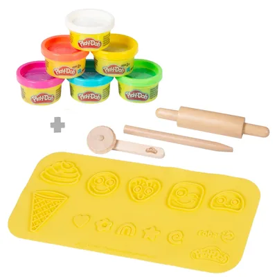 Obrázek produktu pro roba 98155PD1-1, Souprava na vaření pro děti, 3 rok/roky, Silikon, Dřevo, Vícebarevný, 10 kusů