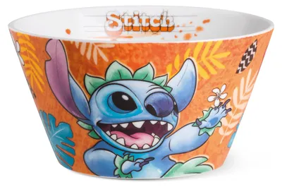 Produktbild von Stitch Porzellan Schüssel Orange Höhe 7 cm