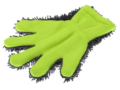 Image de Microfibre-phénille + gant en maille