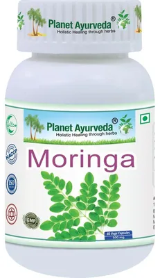 Zdjęcie produktu dla Kapsułki z moringą – przeciwutleniacze, odporność – 500 mg, 60 kapsułek