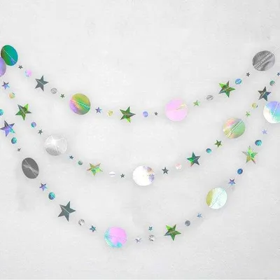 Image de Lot de quatre sifflets colorés et scintillants pour la décoration de fête