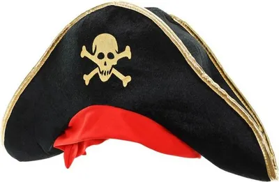 Produktbild von PIRATENMÜTZE Piratenkapitän Totenkopfhut Karnevalsball