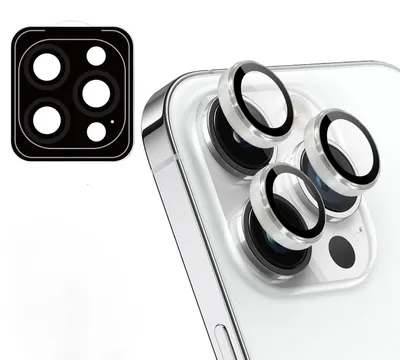 Immagine prodotto di imoshion 2 Pack Protezione dell'obiettivo della fotocamera per Apple iPhone 14 Pro / 14 Pro Max - Argento