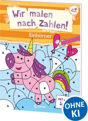 Produktbild von Wir malen nach Zahlen! - Einhörner
