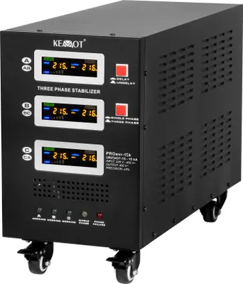 Obrázek produktu pro Automatický třífázový regulátor napětí 1500 V 3 % KEMOT PROavr-15k