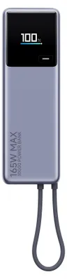 Imagen del producto de Batería externa Xiaomi de 165W y 10000mAh (con cable integrado)