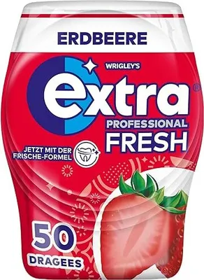 Produktbild von EXTRA PROFESSIONAL Fresh Dose Erdbeere 50 Dragees (1 Dose)