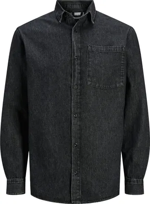 Produktbild von JACK & JONES Herren Jeanshemd Overshirt Longsleeve
