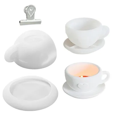 Produktbild von Silikonformen für Kaffeetassen, Teetassen & Teller, 1 Set