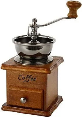 Produktbild von Vintage Handkurbel Kaffeemühle für zu Hause und unterwegs