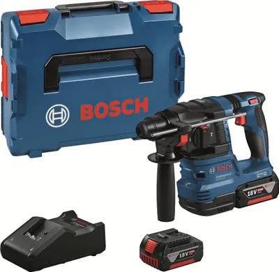 Image de BOSCH Professional 611924002 BOSCH Professional GBH 18V-22 Akku-Bohrhammer-Set 18,0 V, mit 2 Akkus