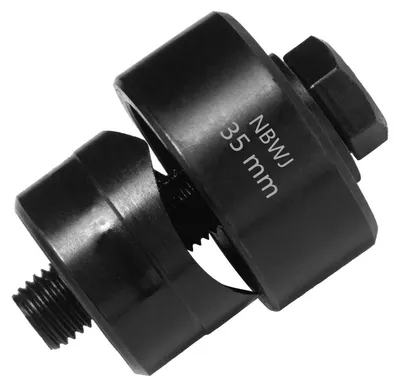 Immagine prodotto di Trapano a tazza Blechlocher da 35 mm con adattatore esagonale, ideale per rubinetti da cucina, lavelli, lamiere d'acciaio, acciaio inossidabile e metallo